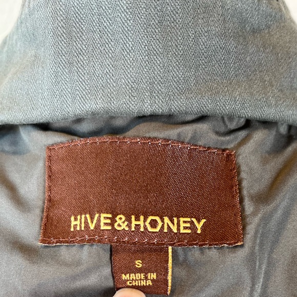 Hive & Honey Green Military Styled Anorak Jacket//S//Waist String Missing - Picture 9 of 9